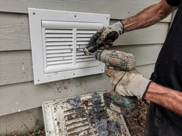 Dryer Vent Cover Replacement in Longmeadow