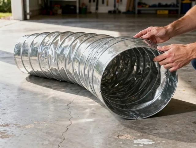 Longmeadow Dryer Vent Cleaning specialist using advanced equipment for thorough duct cleaning in Longmeadow